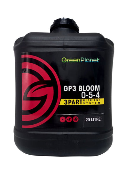 GreenPlanet GP3 Bloom | 3-PART BASE NUTRIENT | NPK 0-5-4