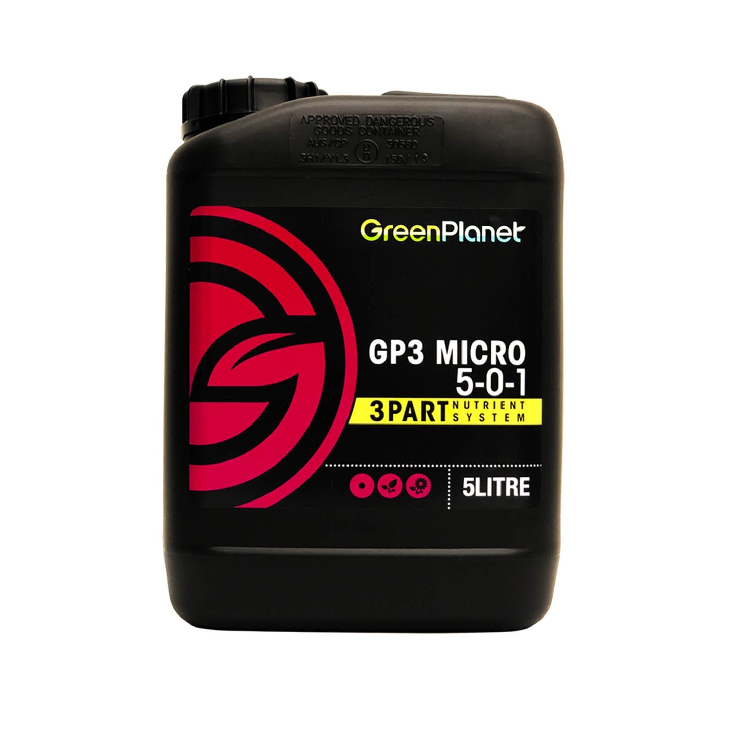 GreenPlanet GP3 Micro |  NPK 5-0-1 | 3-PART BASE NUTRIENT