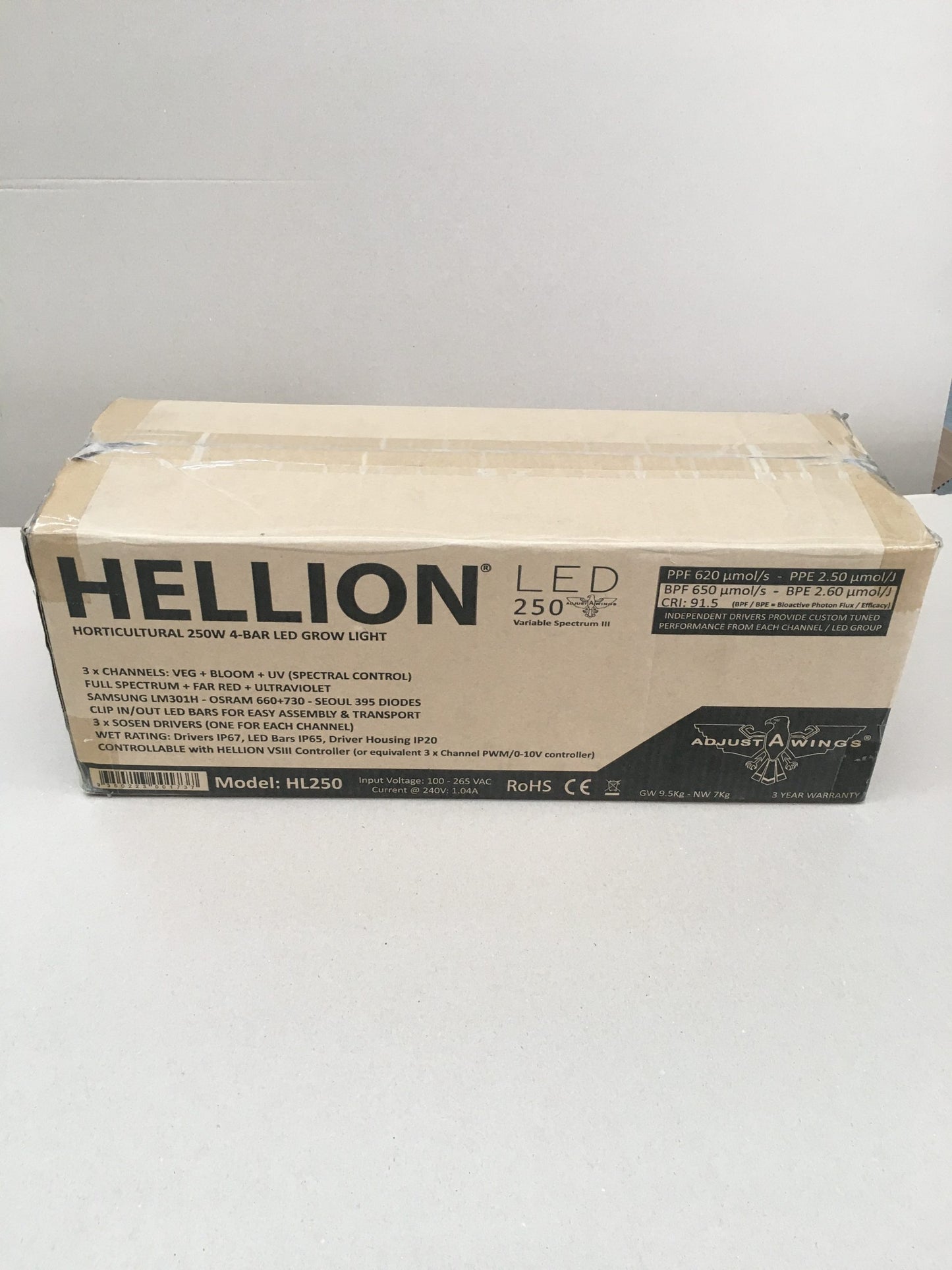 Clearance-Adjust-A-Wings - Hellion VS3 LED 250 W