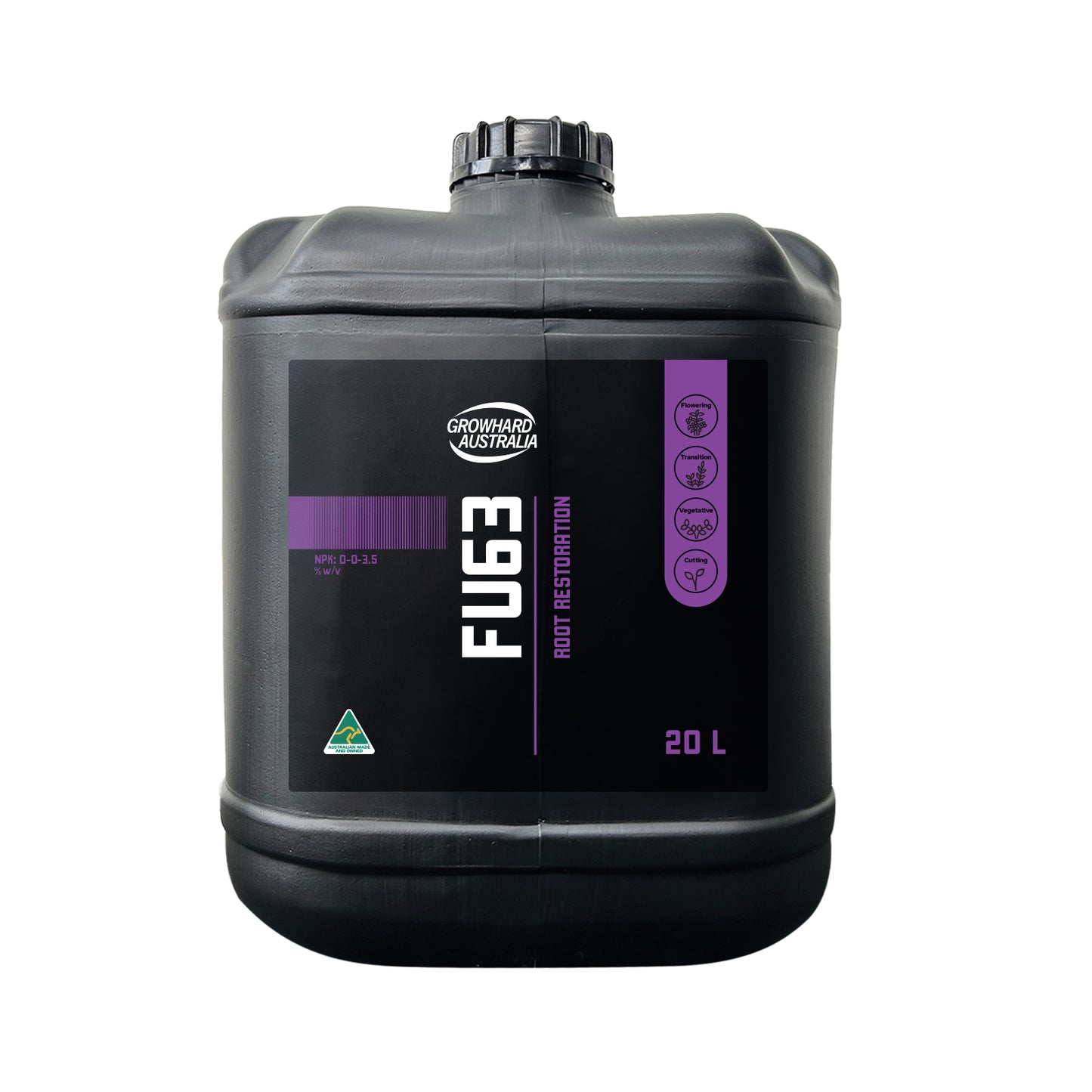 GROWHARD AUSTRALIA FU 63 - 1L / 5L / 20L | ROOT REPAIR