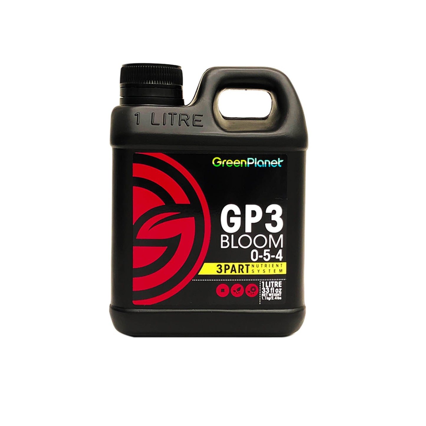 GreenPlanet GP3 Bloom | 3-PART BASE NUTRIENT | NPK 0-5-4