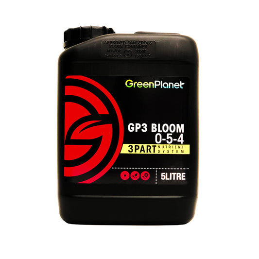 GreenPlanet GP3 Bloom | 3-PART BASE NUTRIENT | NPK 0-5-4