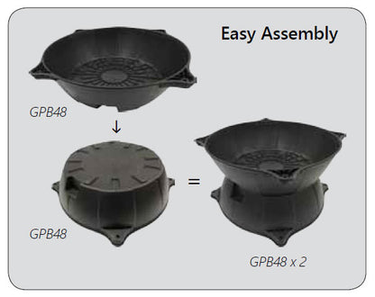 G-Pots Base 550 mm / 480 mm