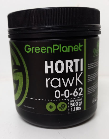 GREEN PLANET HORTI RAWK - 100G / 500G / 1KG / 5KG | STRENGTHEN FLOWERS I NPK: 0-0-62