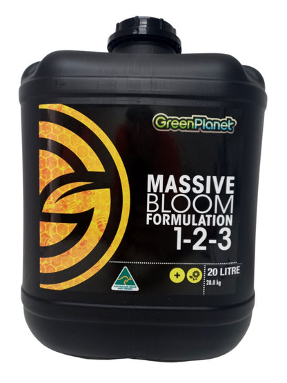 GreenPlanet Massive Bloom Formulation - 1L/5L/20L / NPK: 1-2-3