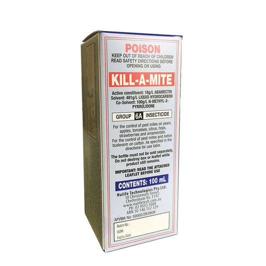 GROWHARD AUSTRALIA KILL-A-MITE - 100ML | USE AGAINST TWO SPOTTED & RED SPIDER MITES