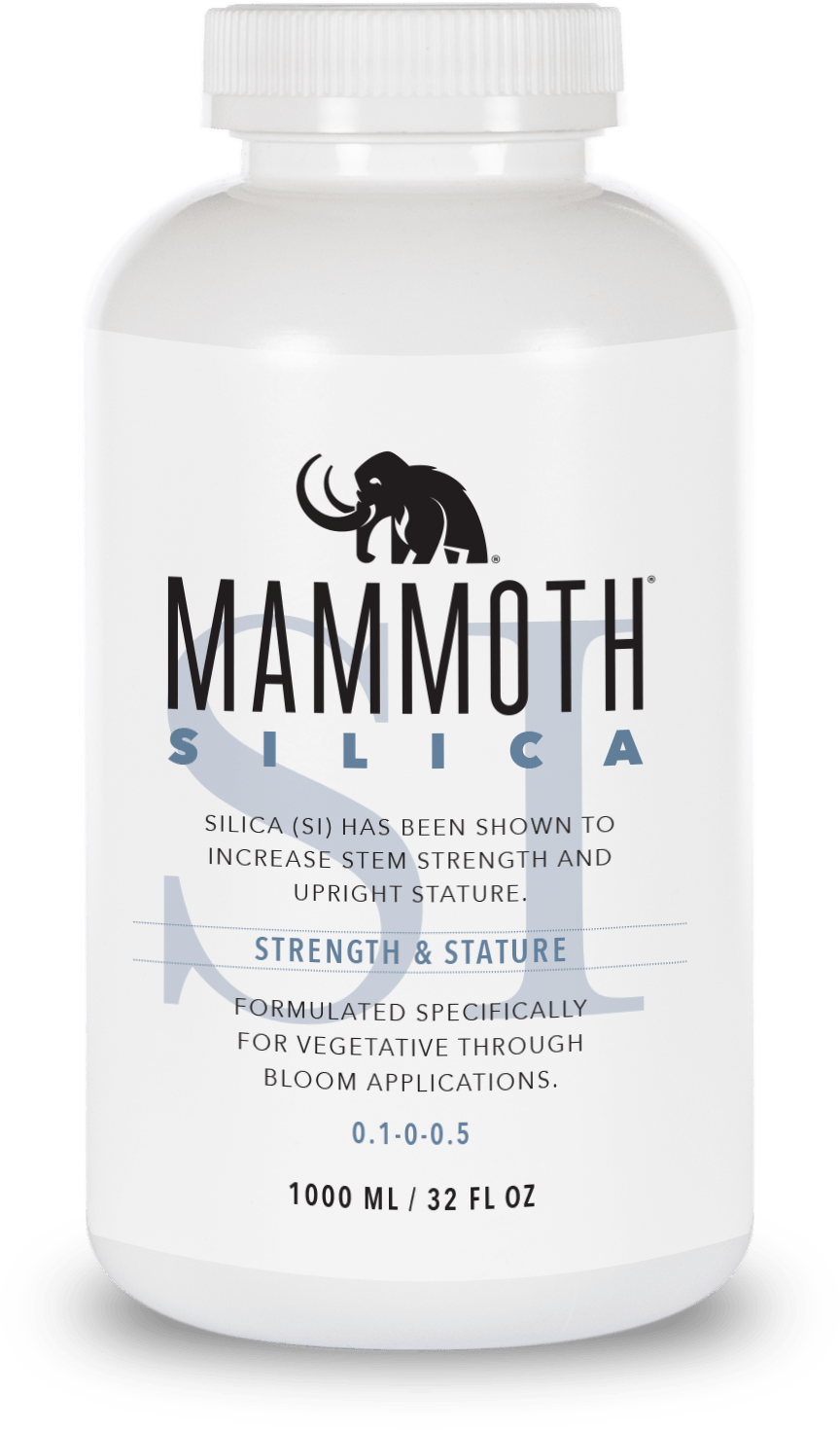 Mammoth Silica -250ML/500ML/1L//3.78L/9.45L/ NPK:0.1-0-0.5