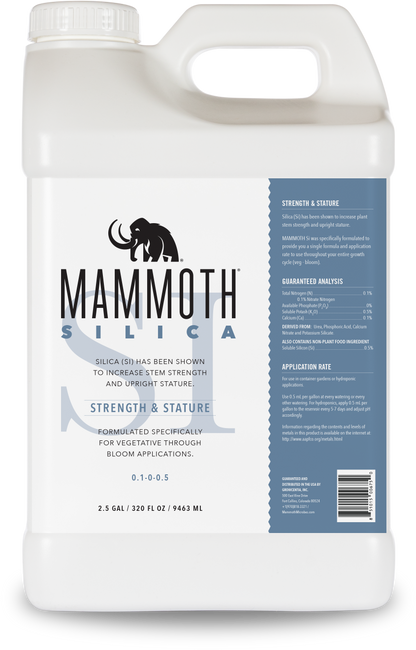 Mammoth Silica -250ML/500ML/1L//3.78L/9.45L/ NPK:0.1-0-0.5