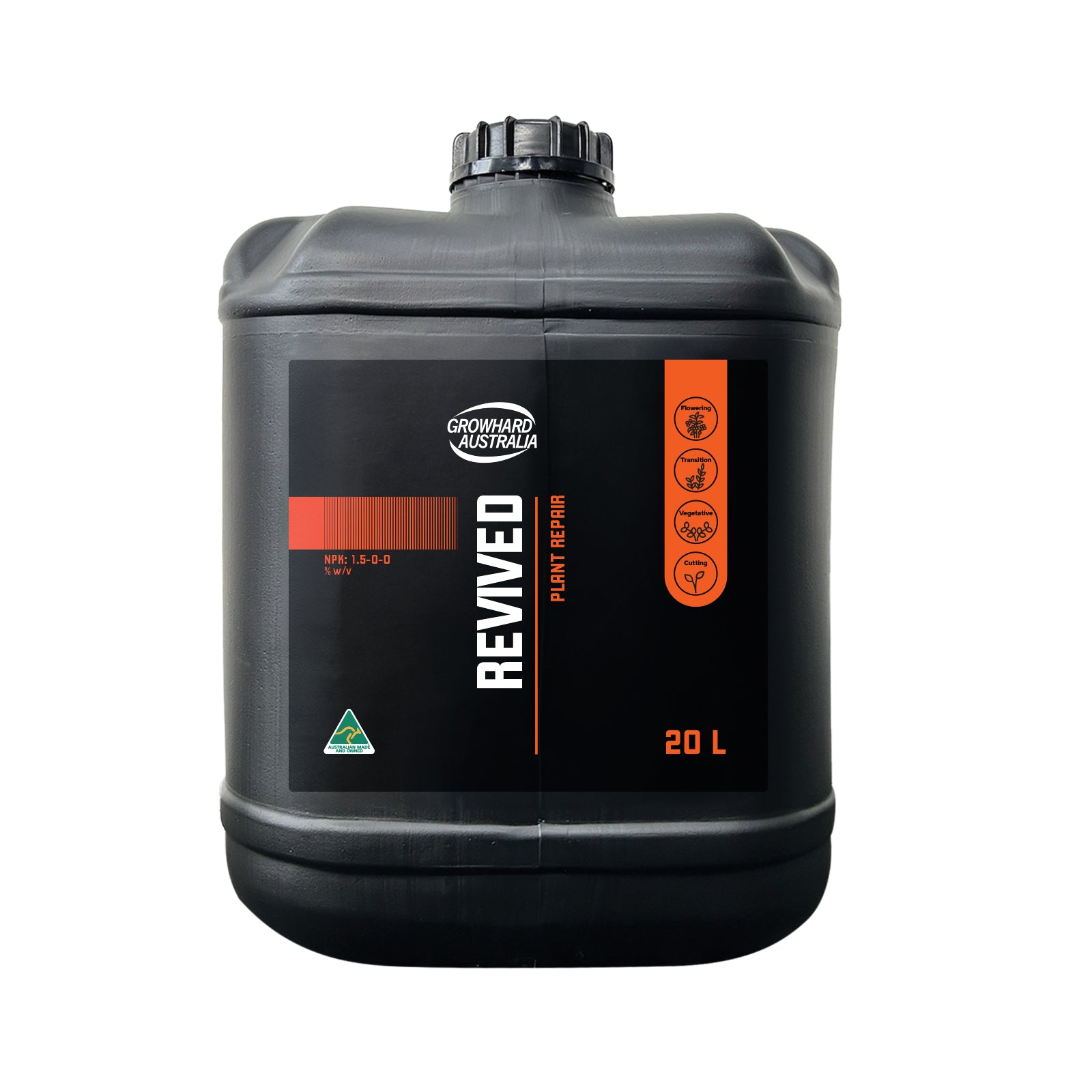 GROWHARD AUSTRALIA REVIVED - 1L / 5L | NPK 1.5-0-0