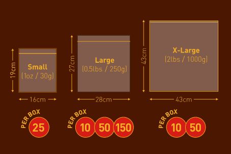 Zip-Zag Bag XL 1 kg Retail pack 10